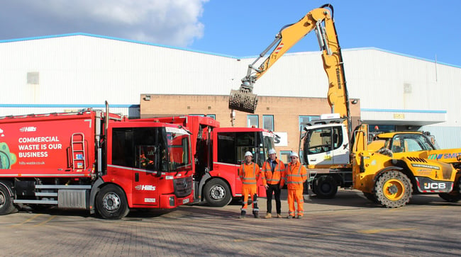 Hills Waste solutions Salisbury depot takes HVO fuel