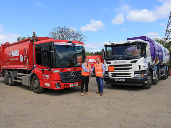 Hills Waste Solutions agree HVO fuel for Bristol Depot with Certas Energy